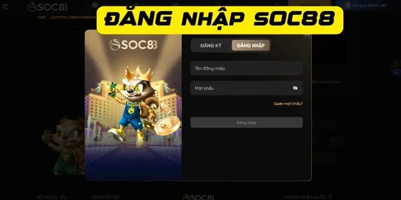 Hướng dẫn chi tiết cách đăng nhập Soc88